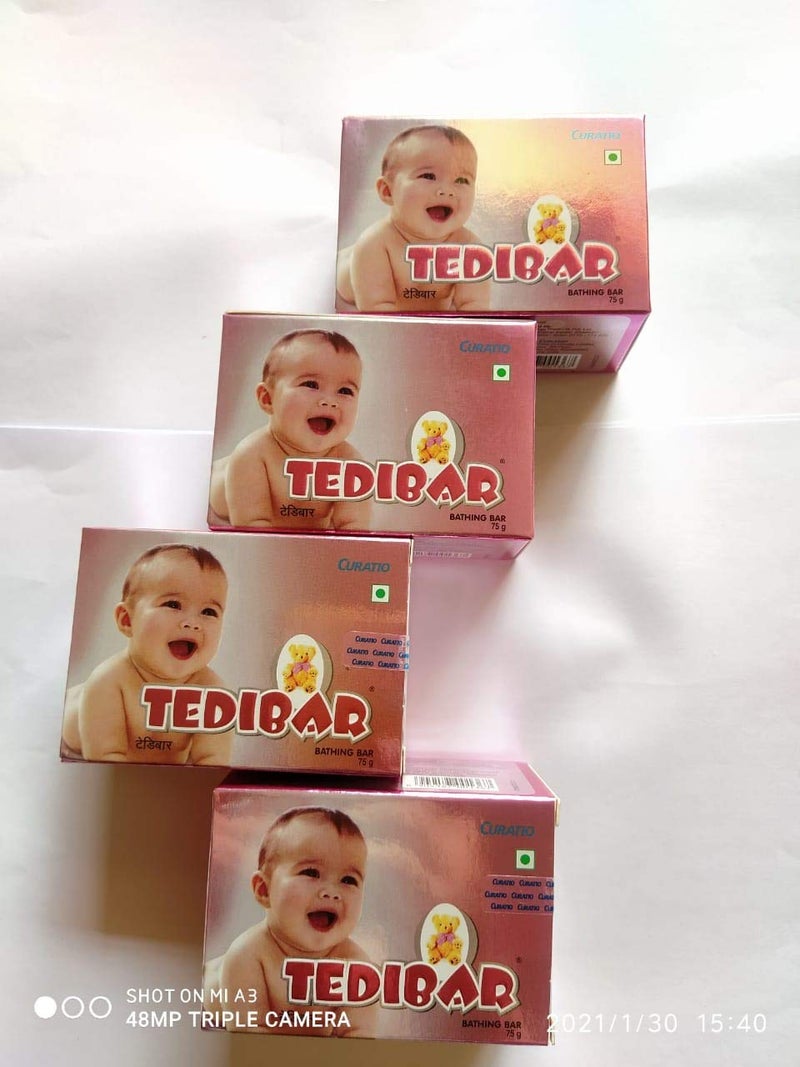 CURATIO Vishal Store Tedibar Soap 75G (Pack Of 4) - Image 2